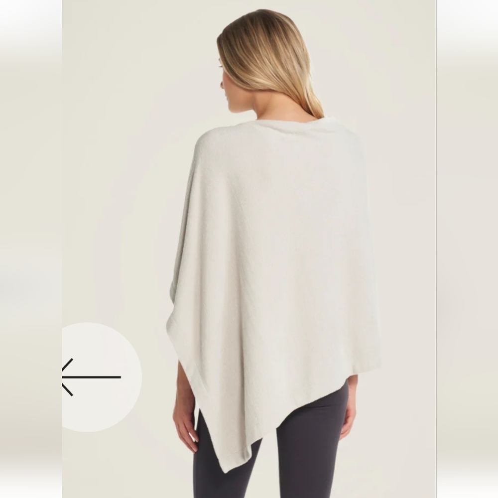 Barefoot Dreams CozyChic Ultra Lite Knit Poncho One Size Plus